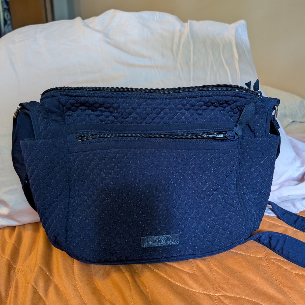 Vera Bradley Navy Quilted Men's Bag
